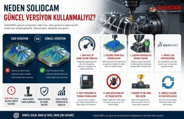 Neden Güncel SolidCAM kullanmalıyız